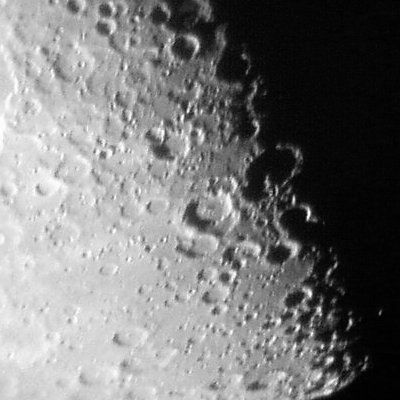 Moon at a higher magnification
