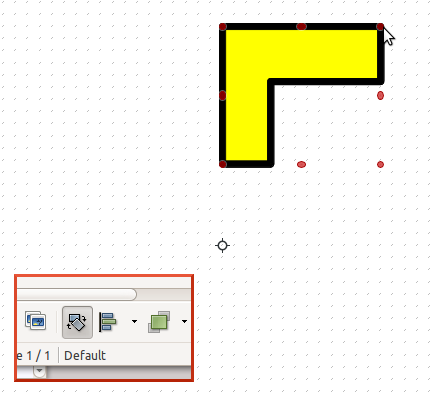 "Off centre rotation of drawing objects in LibreOffice"