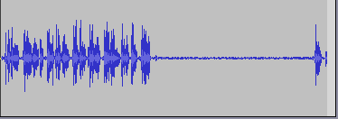 Audacity trace for WS-200S sample recorded with internal mic