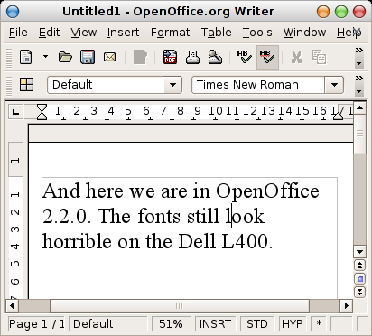 OpenOffice 2.2 installed using alien