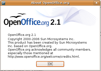 OpenOffice installed from RPMs