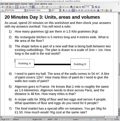 48 level 1 ish maths questions
