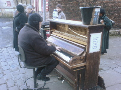 Piano Busking, first time I
